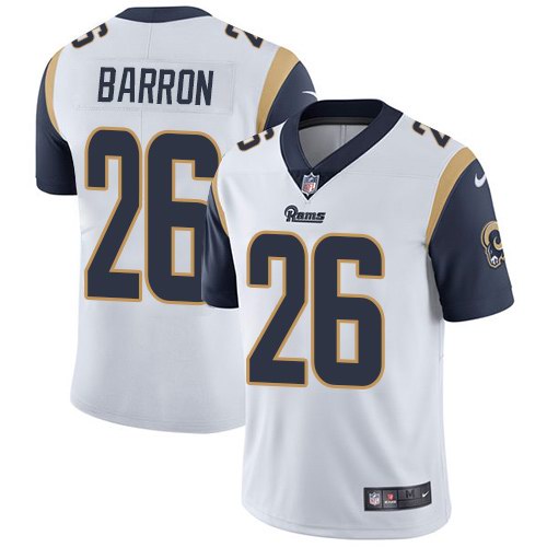 Nike Men & Women & Youth Rams 26 Mark Barron White NFL Vapor Untouchable Limited Jersey,We sell and wholesale Nike Men & Women & Youth Rams 26 Mark Barron White NFL Vapor Untouchable Limited Jersey on line form chian!